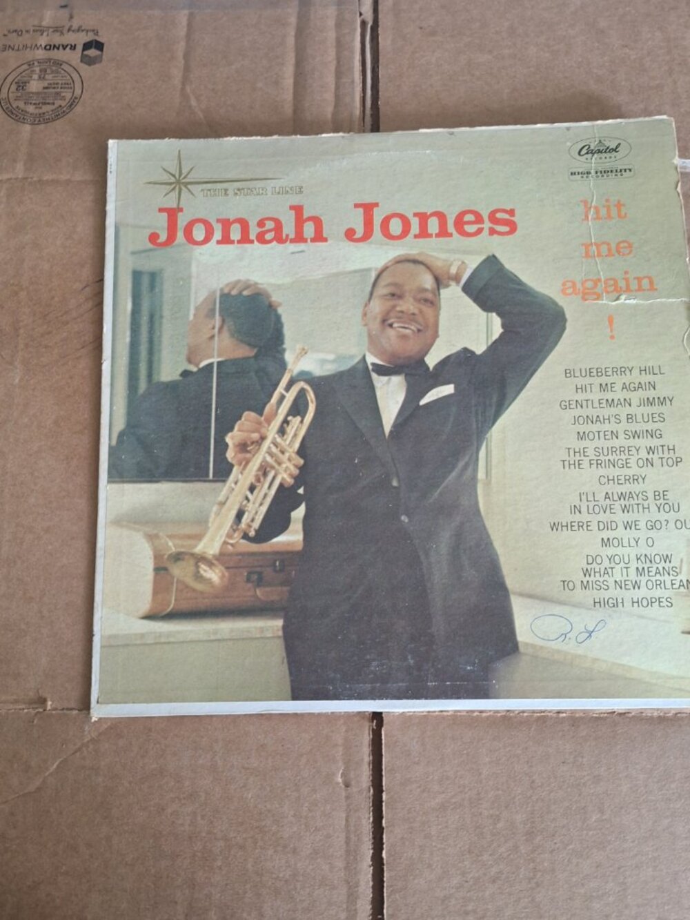 jonah jones hit me again lp record
